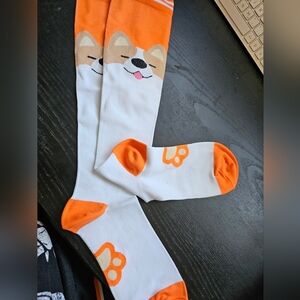 Corgi knee high socks
